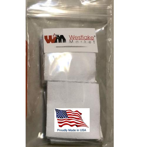 Premium Gun Cleaning Patches - 100% Cotton Swabs for .30, .308 & .38 Caliber Firearms - Perfect for Rifle, Pistol & Shotgun Maintenance at Home or Range