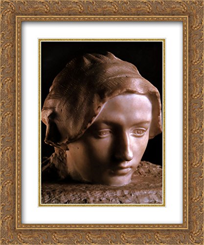 20x24 Gold Ornate Frame with Double Matted Museum Art Print by Auguste Rodin - Perfect for Living Room, Bedroom & Office Wall Decor