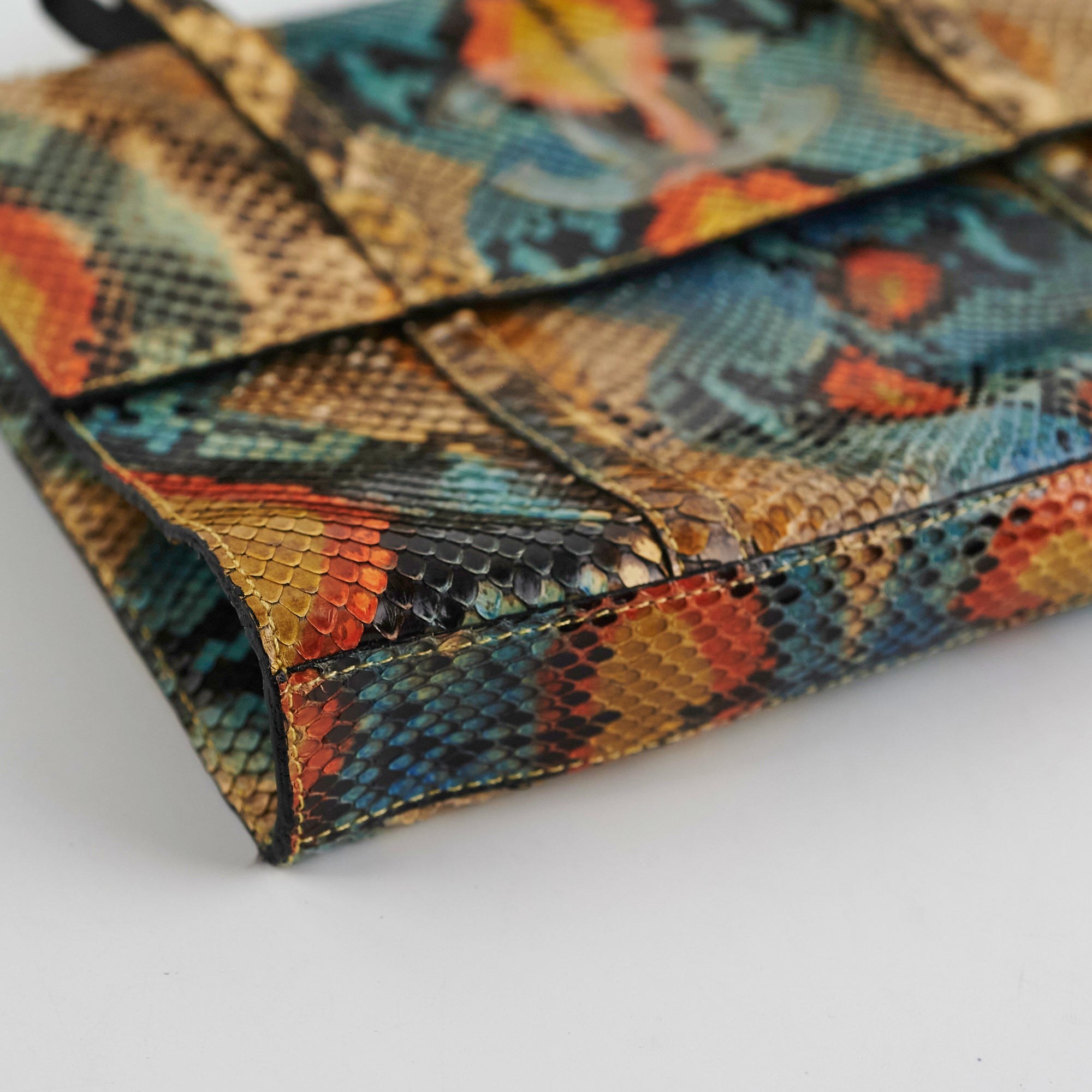 Chanel Multicolor Python Leather Handbag - Luxury Designer Crossbody Bag for Women, Perfect for Parties, Dates & Special Occasions