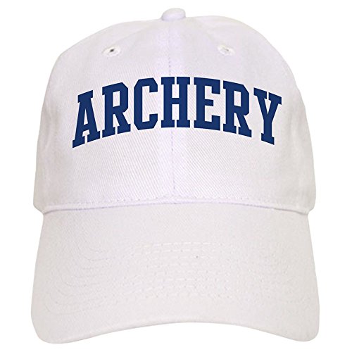 White - Archery (Blue Curve) Cap