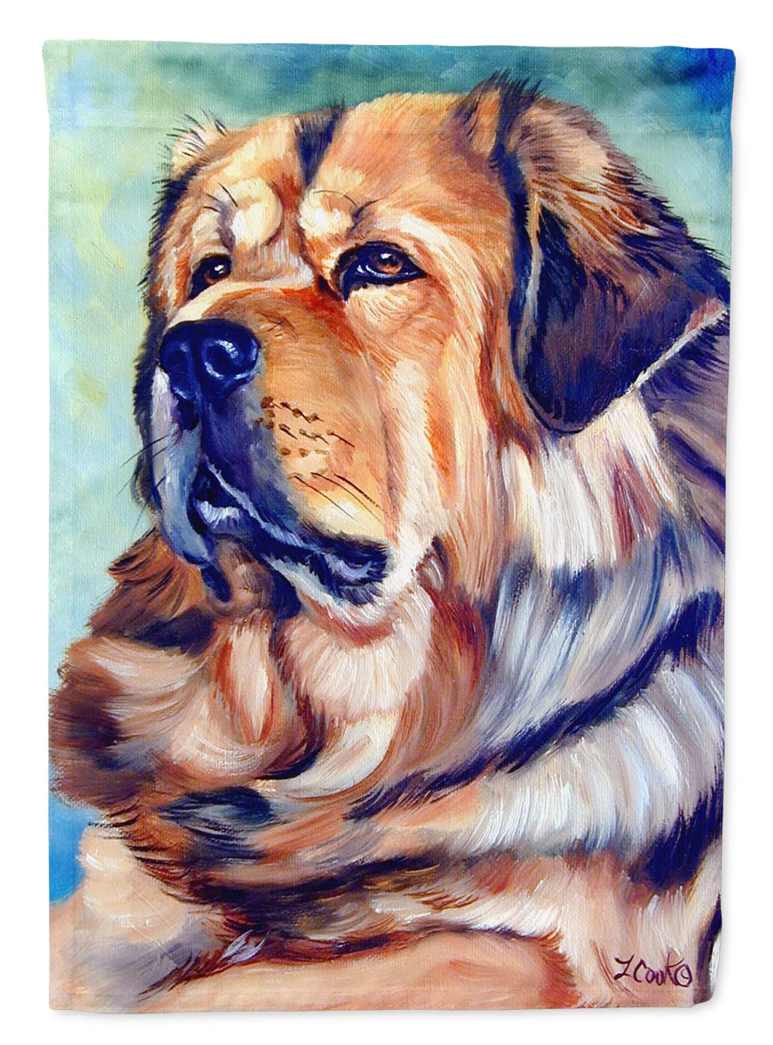 Tibetan Mastiff Garden Flag - Decorative Yard Banner for Mailbox, Patio & Flower Beds | Outdoor Multicolor Artwork | Perfect for Seasonal Decor & Dog Lovers