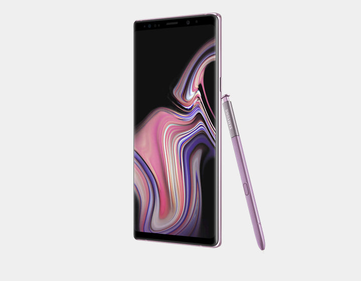 Samsung Galaxy Note 9 N960F 512GB 8GB RAM Dual SIM GSM Unlocked Smartphone - Lavender Purple | Premium Android Phone for Business & Entertainment