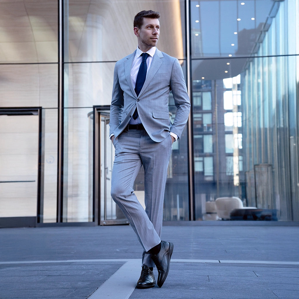 Premium Cap Toe Oxford Dress Shoes for Men - Classic Obsidian Black Leather - Perfect for Business, Weddings & Formal Events