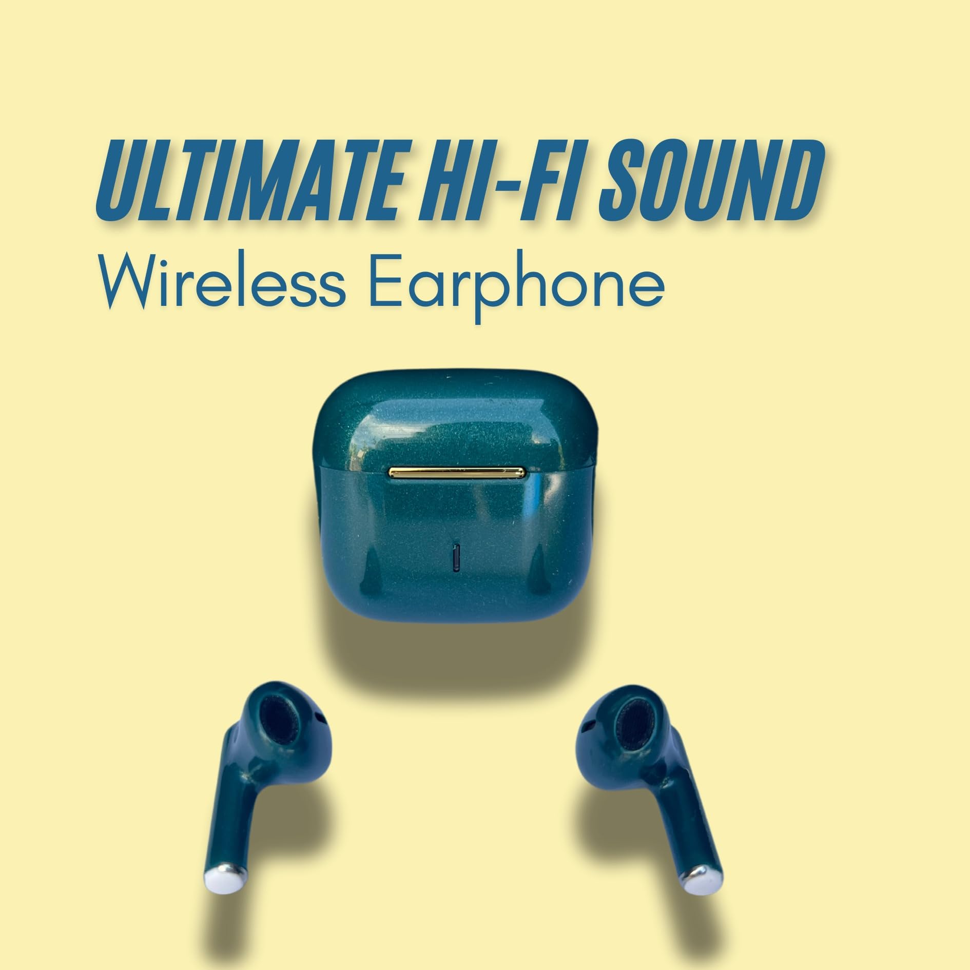 Wireless Bluetooth Earbuds with Charging Case - IPX7 Waterproof, Built-in Mic & Voice Assistant for Hands-Free Calls | Perfect for Gym, Running & Commuting