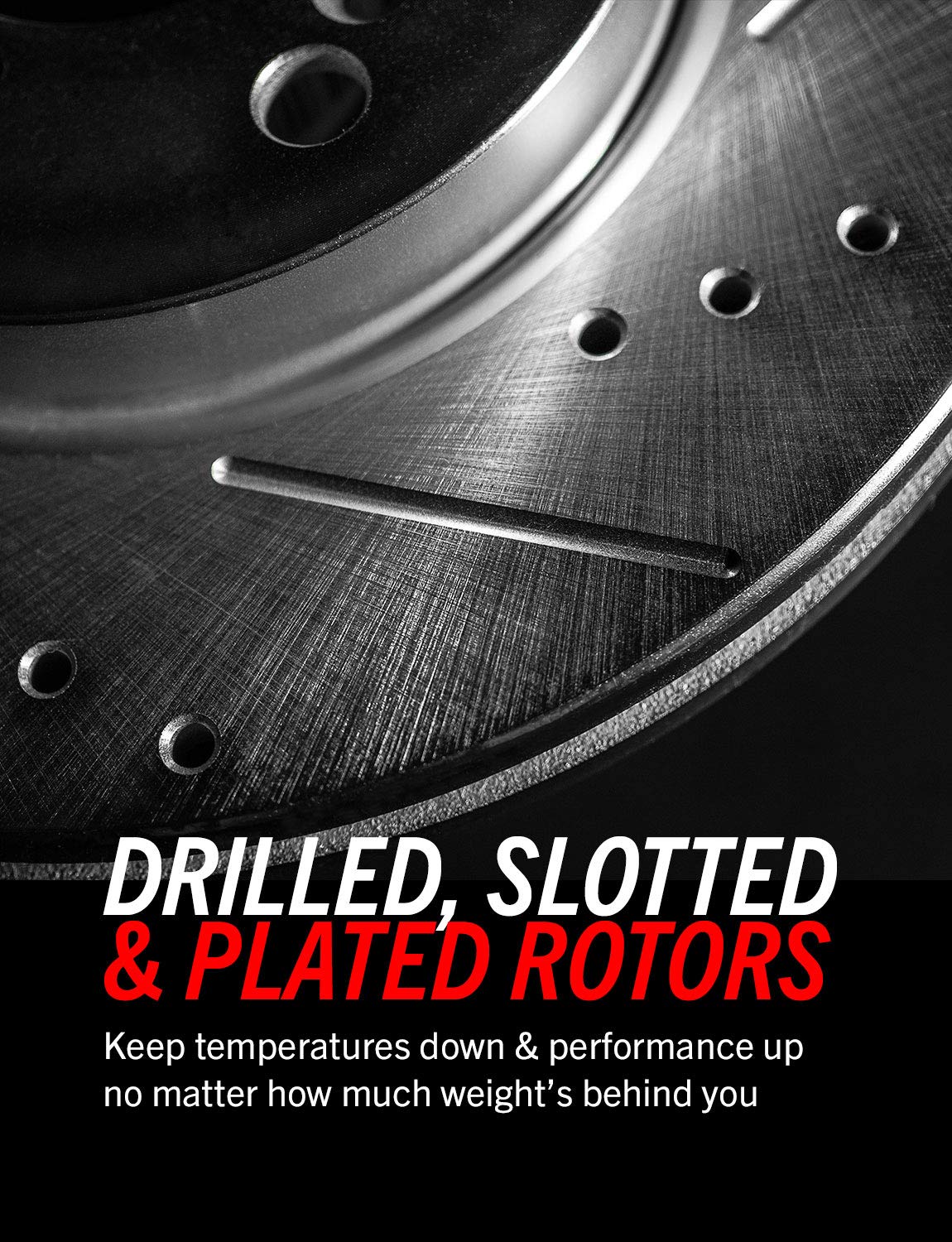 Power Stop EBR828XPR Front Evolution Drilled & Slotted Brake Rotor Pair - Compatible with 2006 Audi A6 & 2005-2011 Audi A6 Quattro - High Performance Braking for Street & Track Use