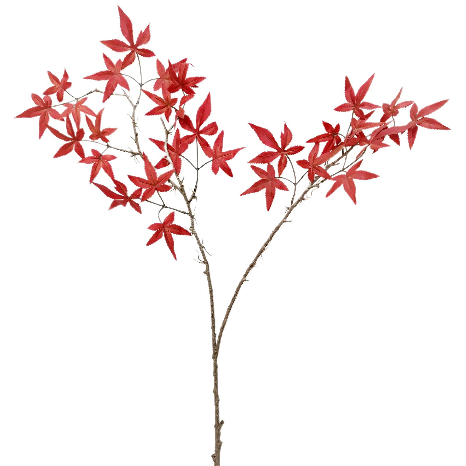 4 Pcs Artificial Maple Leaves Branches - Rustic Autumn Home Decor with Realistic Look, Durable Plastic Foliage for Indoor/Outdoor Use - Perfect for Fall Parties, Thanksgiving Centerpieces, Porch Decorations & Landscape Design