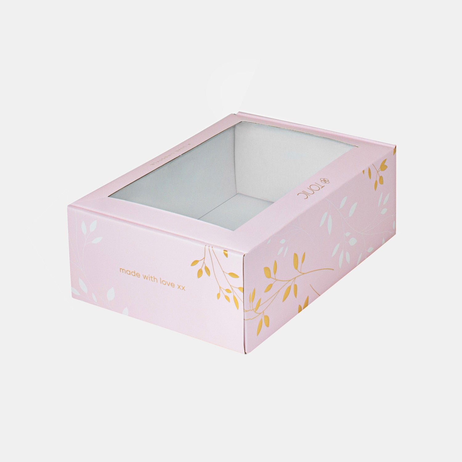 Elegant Pink Gift Box for Birthdays, Weddings & Special Occasions - Perfect for Jewelry, Candles & Small Gifts