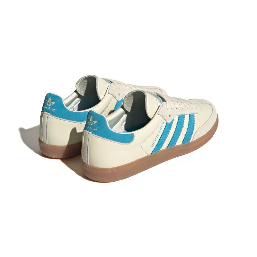 Adidas Samba OG Sneakers - Sporty & Rich Cream Blue Shoes for Men & Women | Casual Wear, Street Style & Everyday Comfort