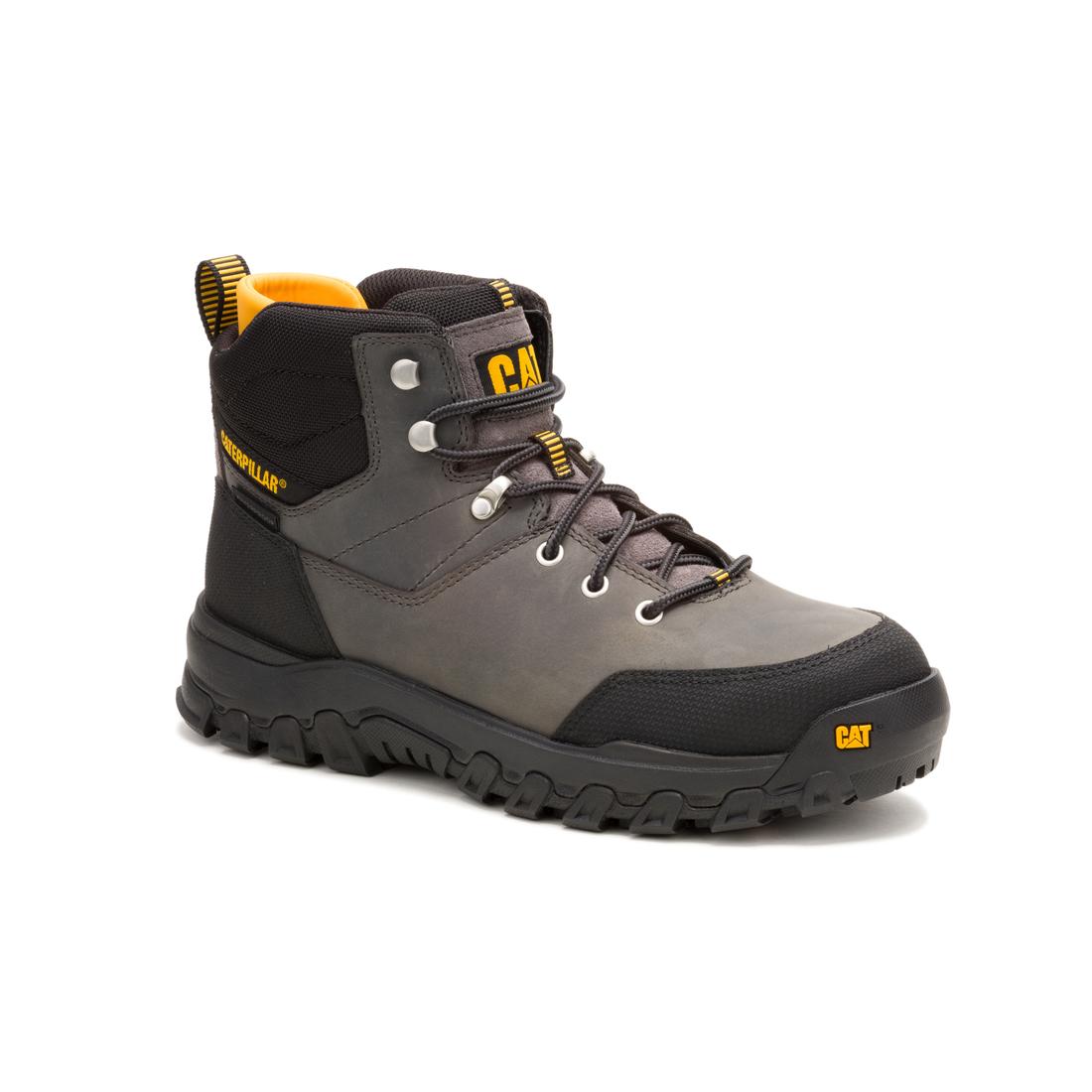 Threshold Rebound Hiker Waterproof Steel Toe Boots for Men - Lightweight Hiking Shoes with Anti-Slip Sole for Outdoor Work, Construction & Hiking Adventures