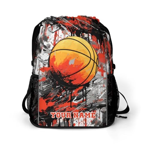 Basketball Drawstring Backpack 1 Upgraded Custom