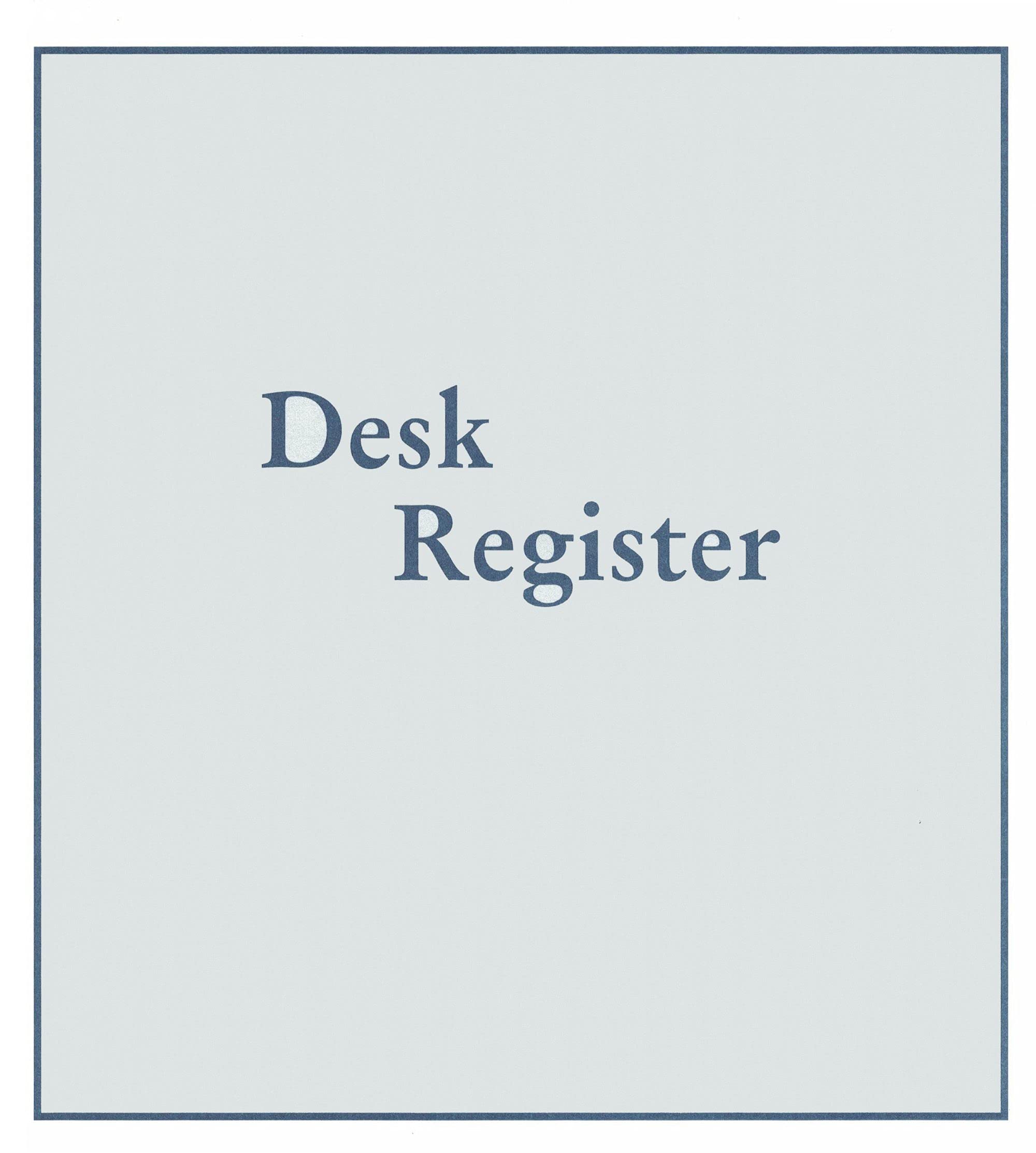Premium Executive Deskbook Registers - Set of 6 for Business Folders & Office Organization | Perfect for Corporate Filing, Document Management & Professional Workspaces