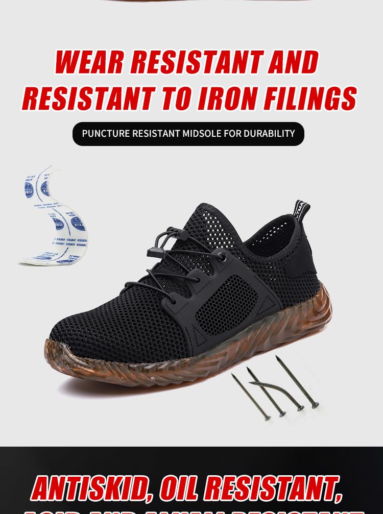 Ryder Indestructible Shoes - Ultra Durable & Comfortable Men's/Women's Sneakers for Outdoor, Work & Everyday Wear
