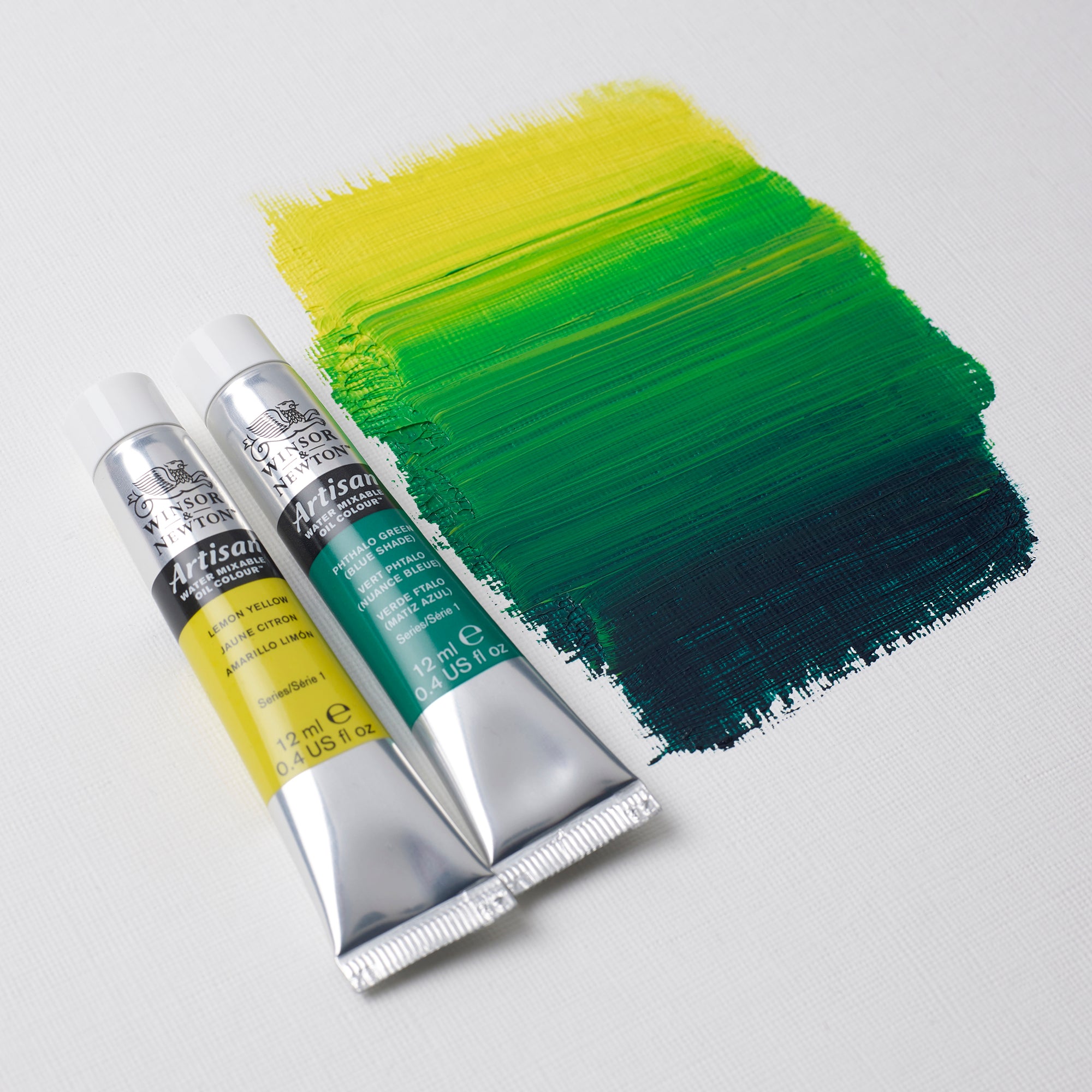 Professional Artisan Water Mixable Oil Paint Set - 10 Vibrant Colors (12ml Each) for Canvas, Wood & Fabric Painting | Perfect for Artists & Beginners