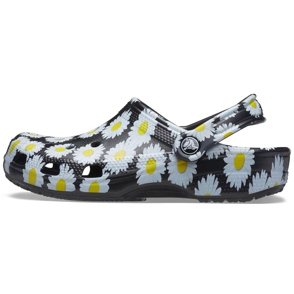 Crocs Unisex-Adult Classic Graphic Clogs | Comfortable Slip-On Shoes for Men & Women | Perfect for Casual Wear, Beach, Pool & Outdoor Activities
