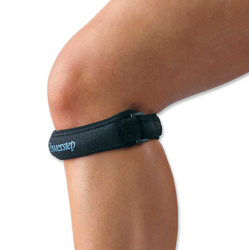 Powerstep® Patella Strap - Knee Support Brace for Running, Jogging & Sports - Relieves Knee Pain & Tendonitis - Adjustable & Comfortable Design for Men & Women - Perfect for Athletes, Runners & Active Lifestyles
