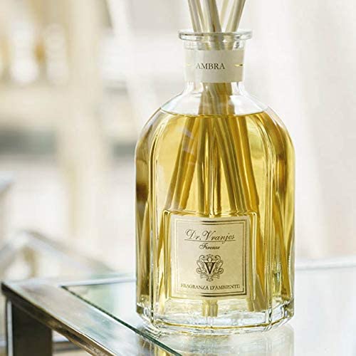 Dr. Vranjes AMBRA Luxury Scented Diffuser 250ml - Premium Ambergris Fragrance Oil Reed Diffuser for Home, Office & Spa Aromatherapy