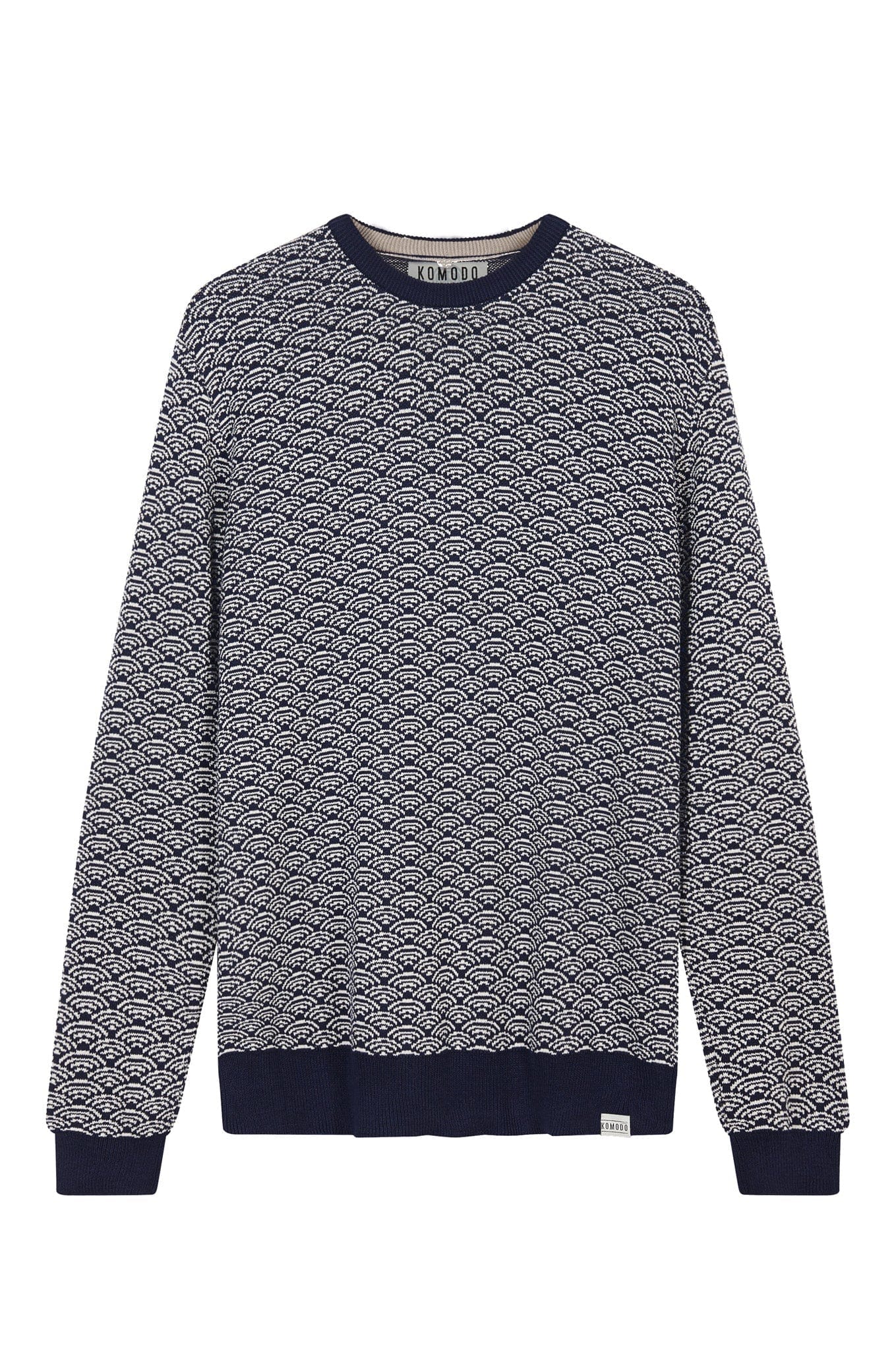 Hakku Men's Organic Cotton Jumper - Navy Blue | Soft & Comfortable Pullover Sweater for Casual Wear, Office & Outdoor Activities