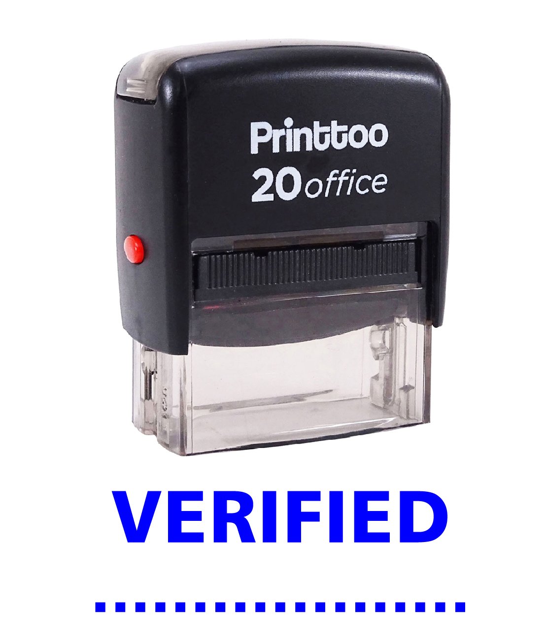 Custom Self-Inking Rubber Stamp for Office & Business - Personalized Stamp with Blue Ink | Perfect for Document Signing, Paperwork, Notary, Mail & Craft Projects