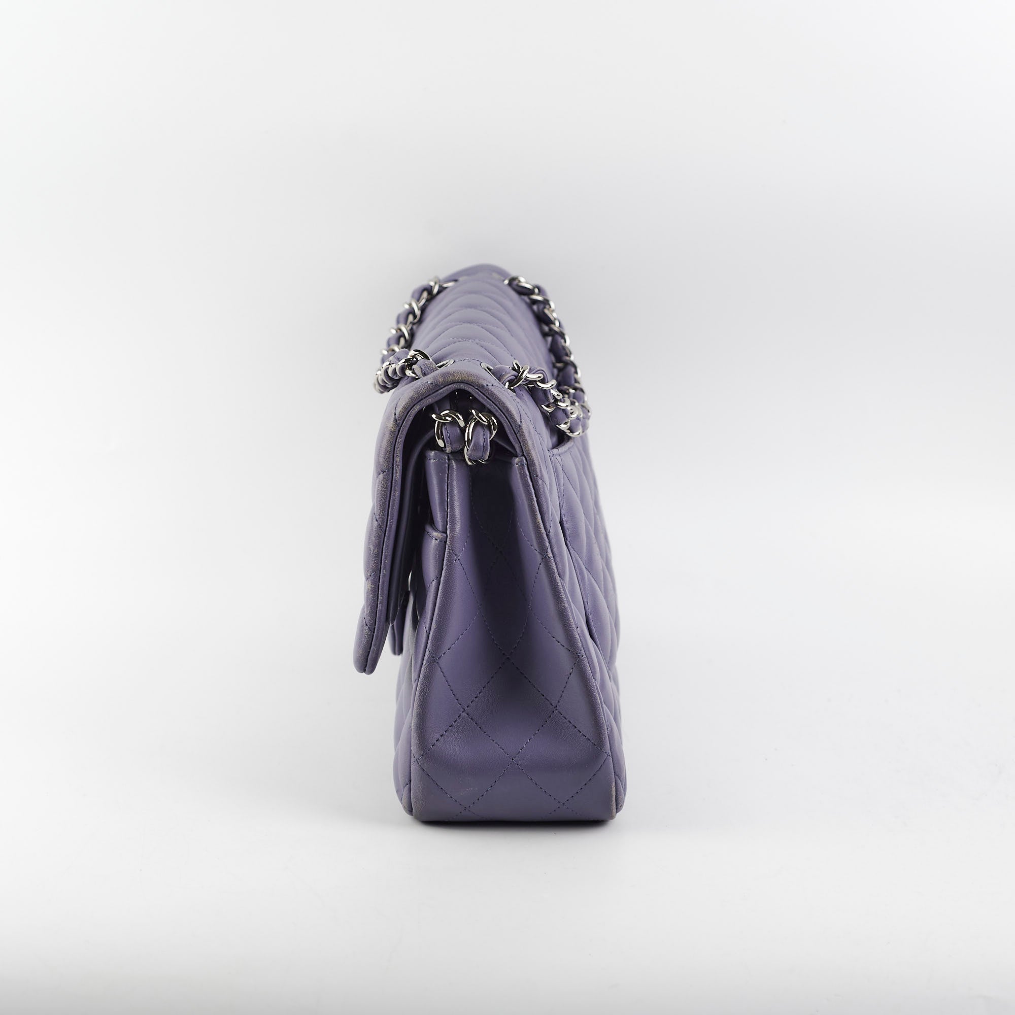 Chanel Jumbo Double Classic Flap Bag in Purple - Luxury Designer Handbag for Women | Perfect for Evening Events, Parties & Special Occasions