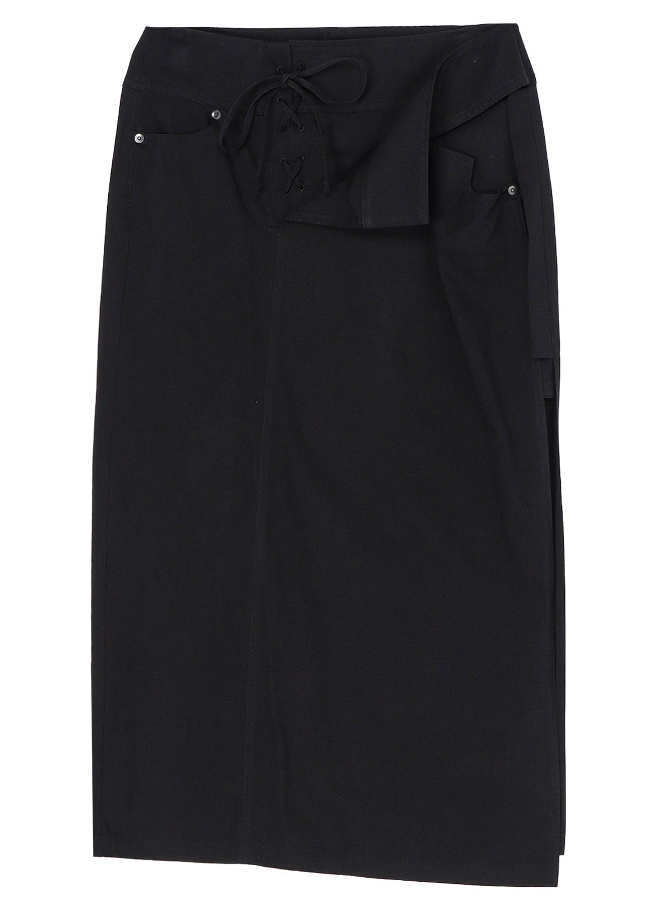 30-Pack Cotton Twill Slim Fit Lace-Up Detail Skirts for Women - Casual, Office & Party Wear