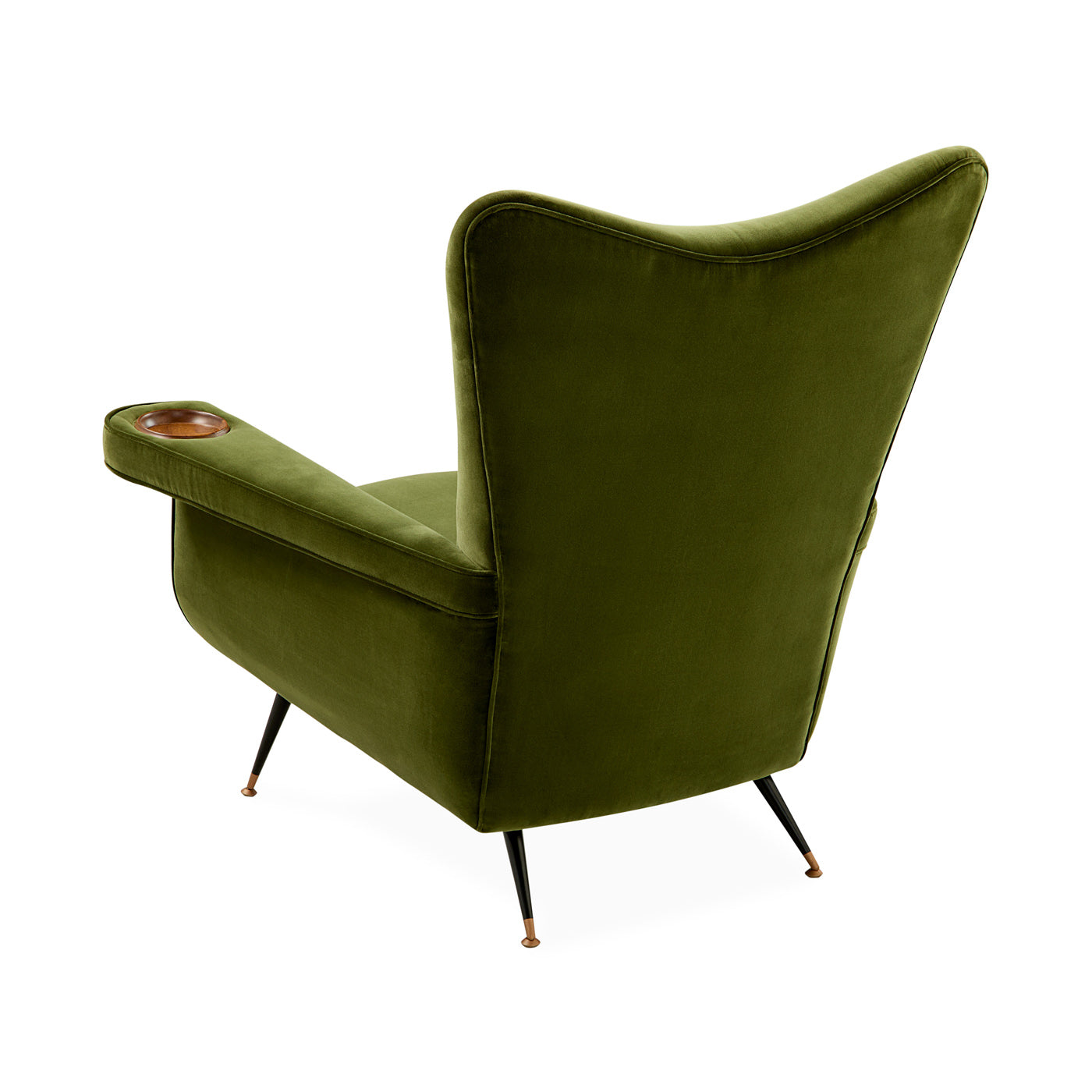 Pierre Lounge Chair - Modern Accent Chair for Living Room, Bedroom, or Office - Comfortable Upholstered Armchair with Wooden Legs - Perfect for Relaxing, Reading, or Decorating Your Space