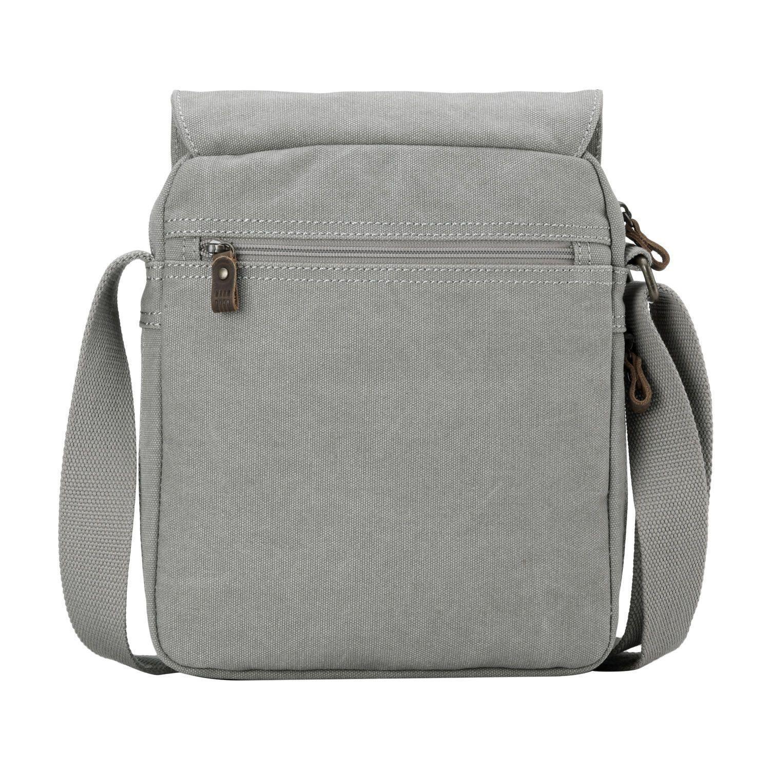 TRP0211 Troop London Classic Canvas Crossbody Bag for Men & Women - Stylish & Durable Everyday Shoulder Bag for Work, Travel & Casual Outings