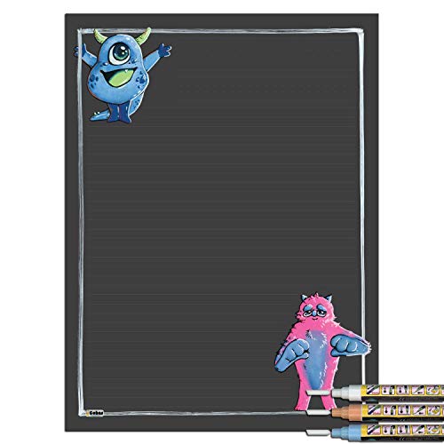 Pink, Blue, and Green Monsters With 3 Pastel Markers