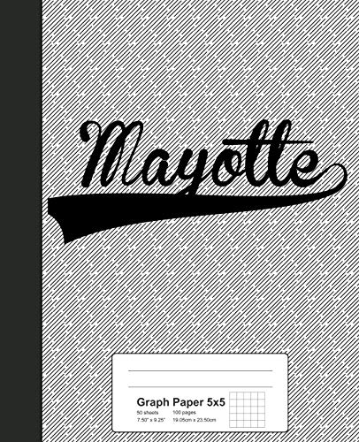 5x5 Graph Paper Notebook - MAYOTTE Premium Grid Journal for Math, Engineering & Sketching | Weezag Durable Cover, Ideal for Students, Artists & Professionals