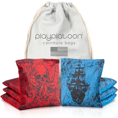 Red / Blue Kraken Pirate