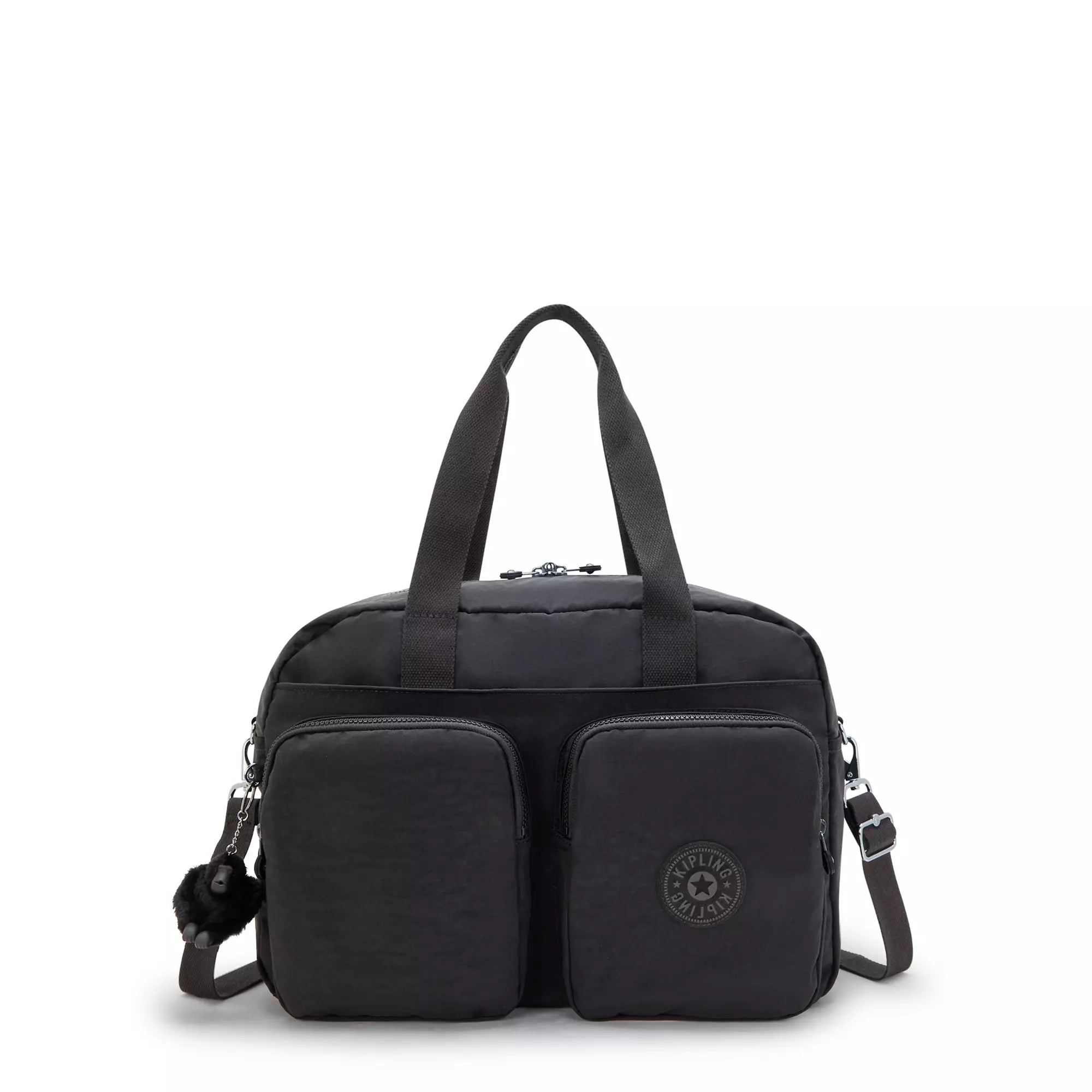 Kipling Defea Extra Large Weekender Duffle Bag - Black Noir - Perfect for Travel, Gym & Weekend Getaways