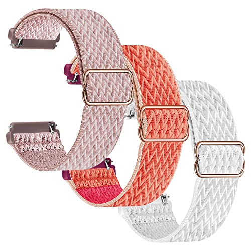Geiomoo 22mm Nylon Watch Band - Durable Replacement Strap for Smartwatches & Fitness Trackers - Perfect for Running, Swimming & Outdoor Activities