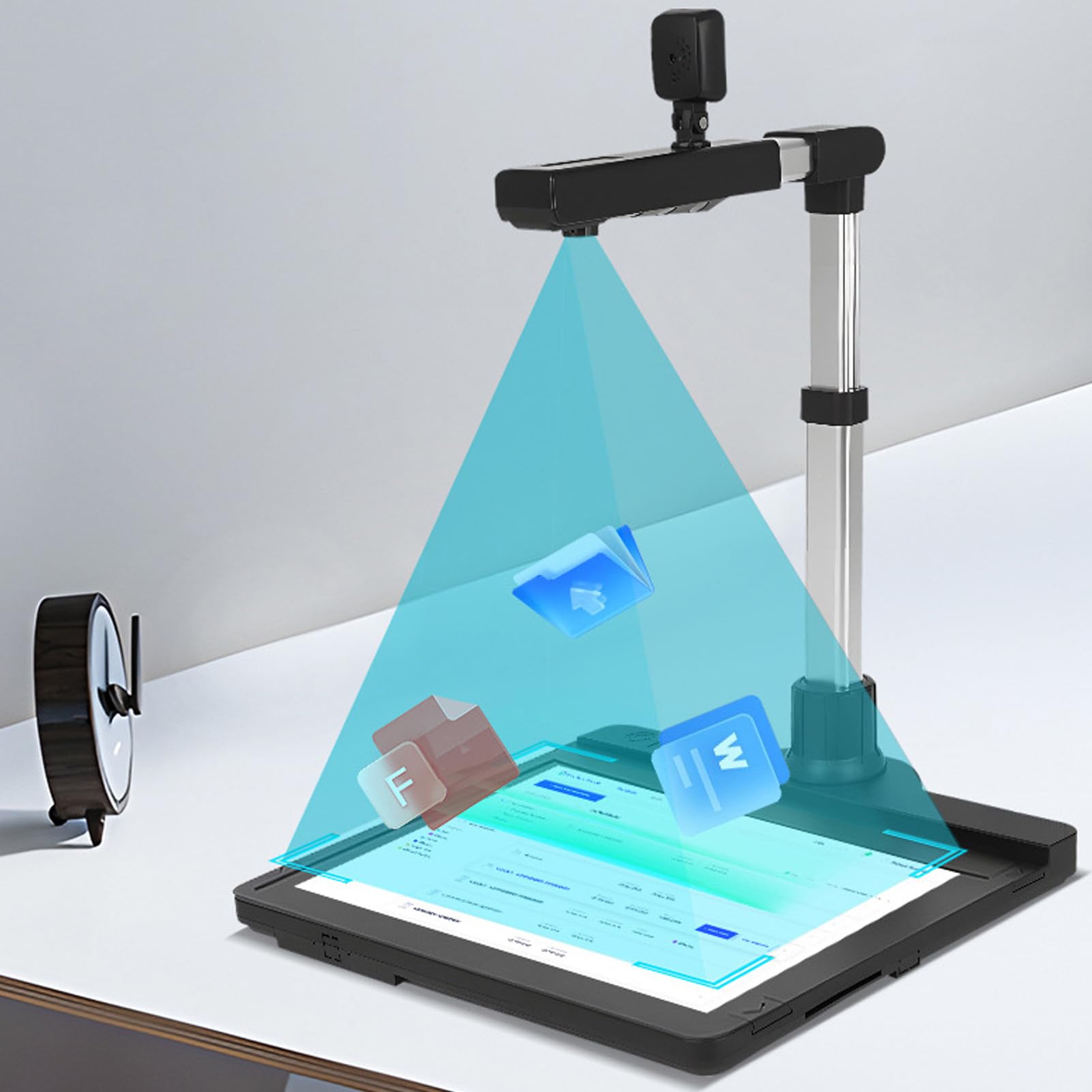 Professional A3 A4 Document Scanner with OCR Recognition - Portable USB Book Camera Scanner for Books, Receipts & Archiving | Ideal for Offices, Libraries & Home Use