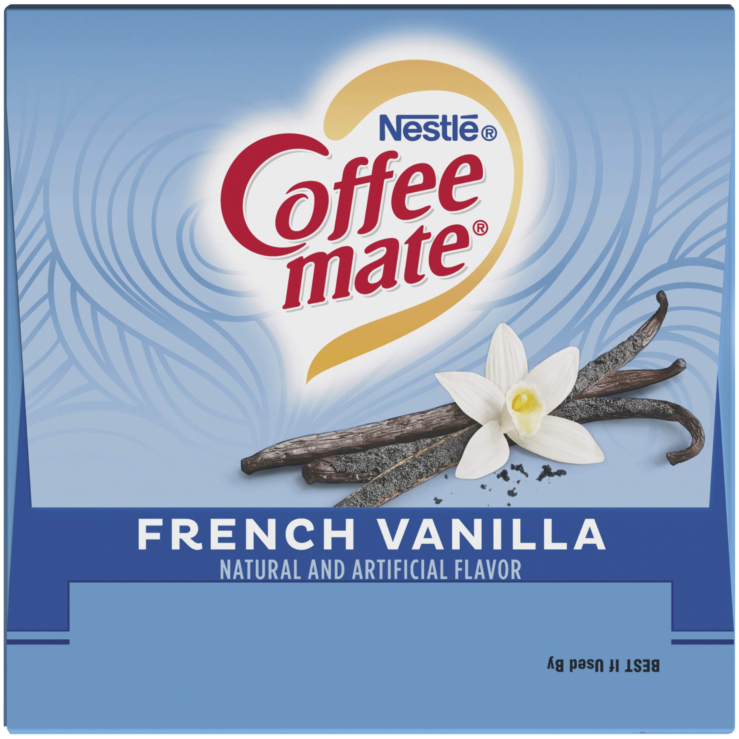 Coffee-Mate French Vanilla Liquid Coffee Creamer Singles - 24 Count (Pack of 4) | Non-Dairy Creamer for Coffee, Tea & Hot Beverages | Perfect for Office, Travel & Home Use