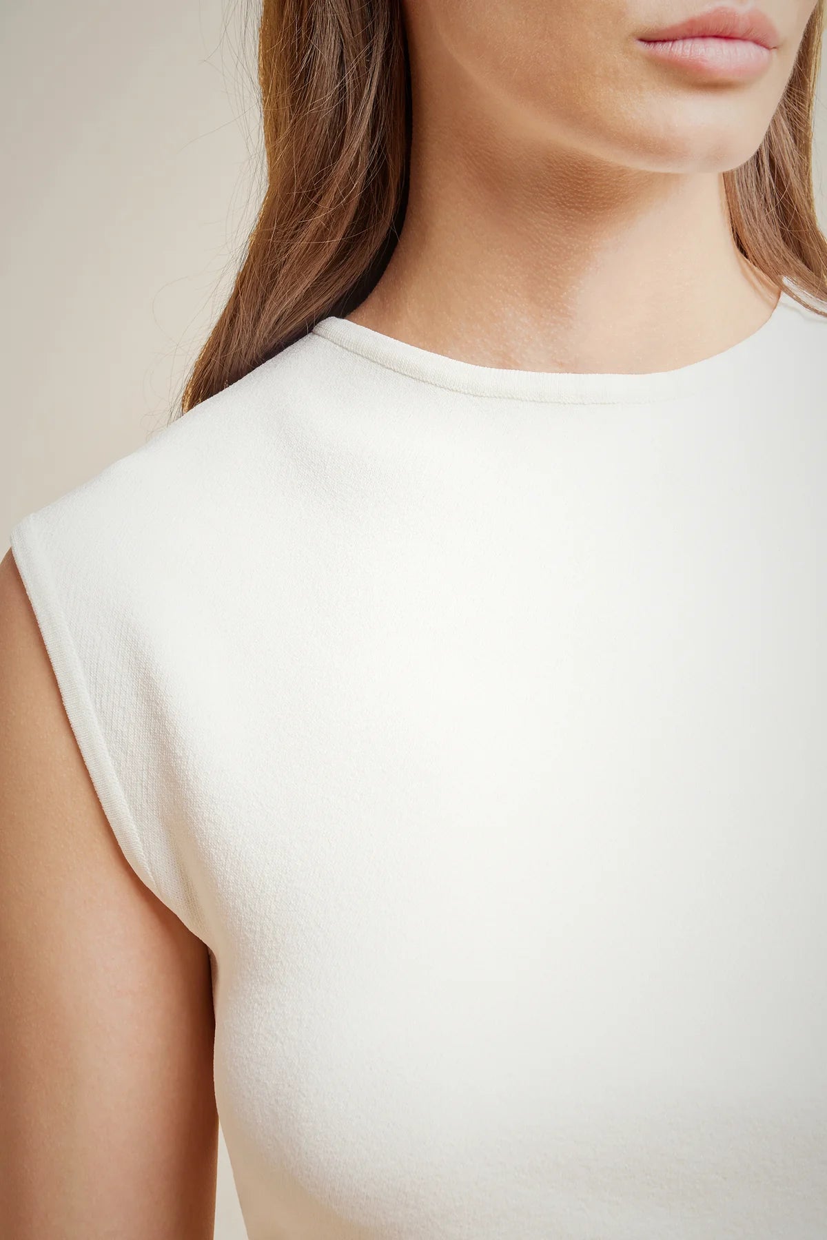 Stylish Asymmetrical Women's Top - Trendy Pumice Color for Casual Wear & Night Out | Perfect for Parties, Dates, and Everyday Fashion