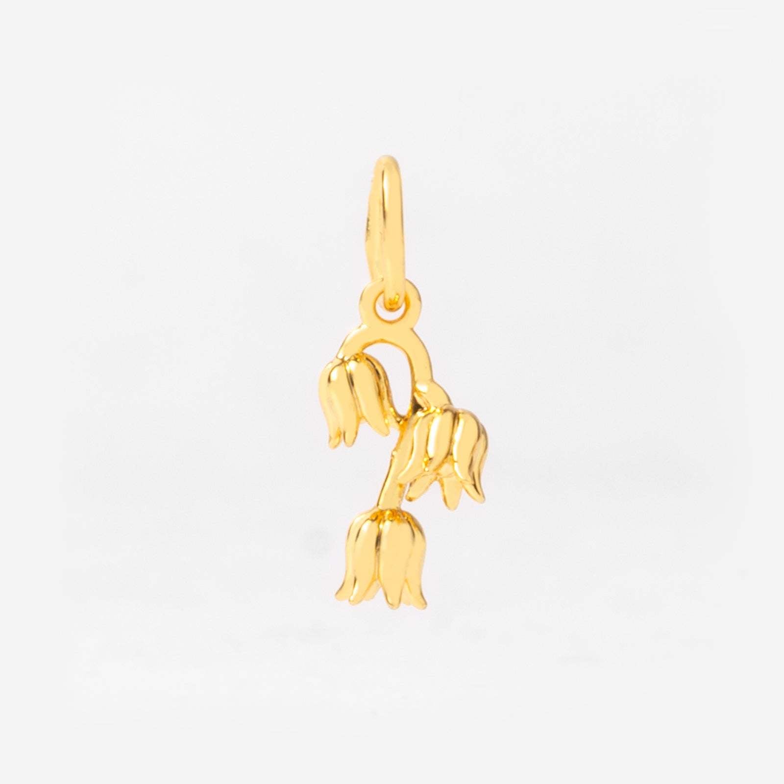 18k Gold Birth Flower Charm & Pendant Necklace - Personalized Floral Jewelry Gift for Women - Perfect for Birthdays, Anniversaries & Special Occasions