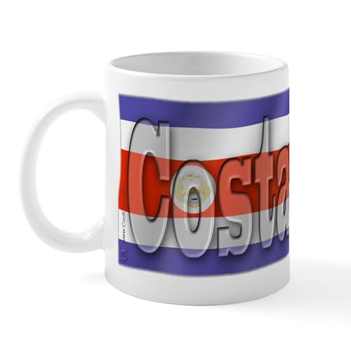 White - Soccer Flag Costa Rica Mug