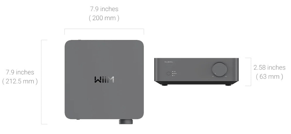 WiiM Vibelink Integrated Amplifier - High Power Stereo Receiver for Home Audio, Bluetooth & WiFi Streaming - Perfect for Home Theater, Music Rooms & Gaming Setups