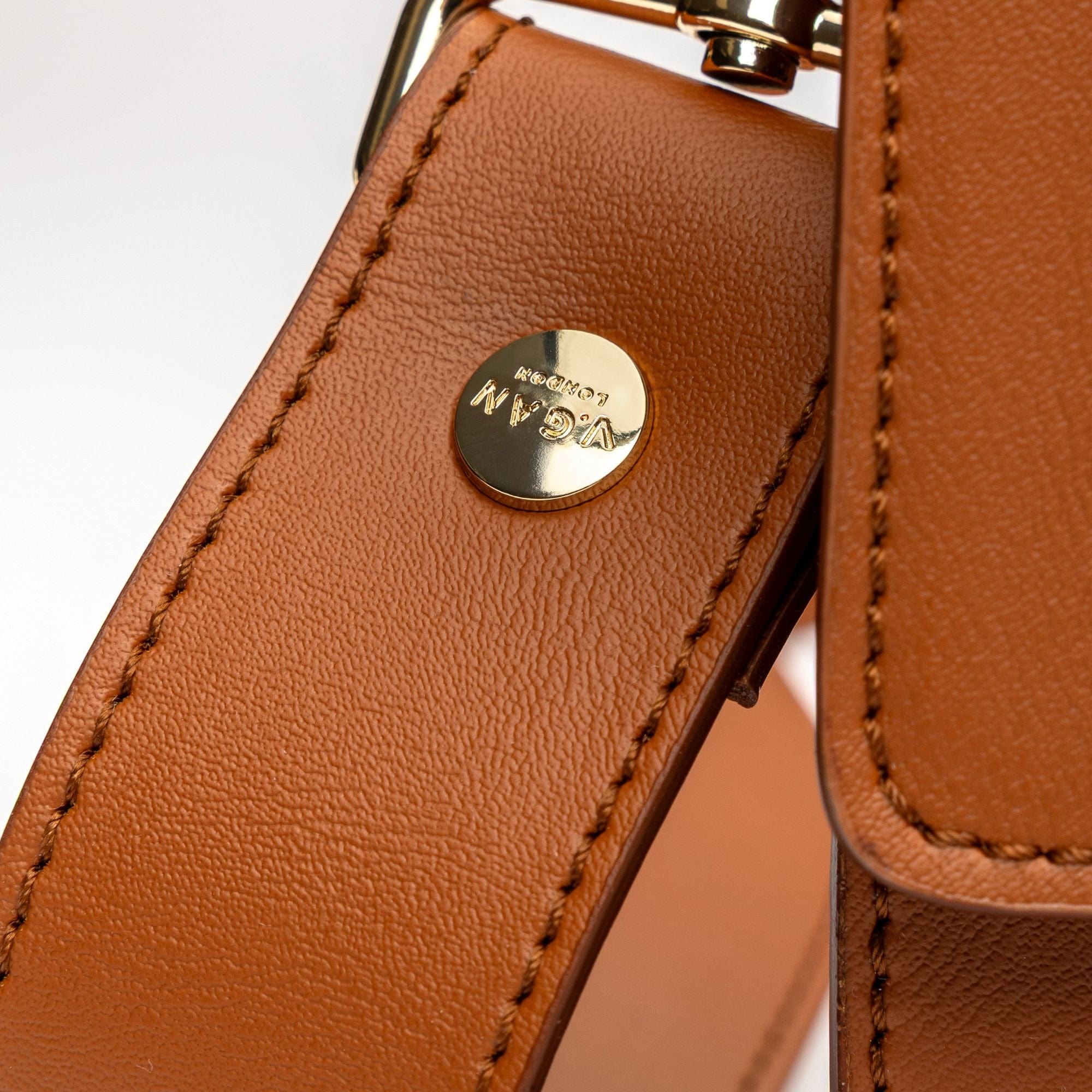 Vegan Leather Tortoiseshell Crossbody Bag for Women - Stylish & Eco-Friendly Tan Handbag | Perfect for Work, Travel & Everyday Use