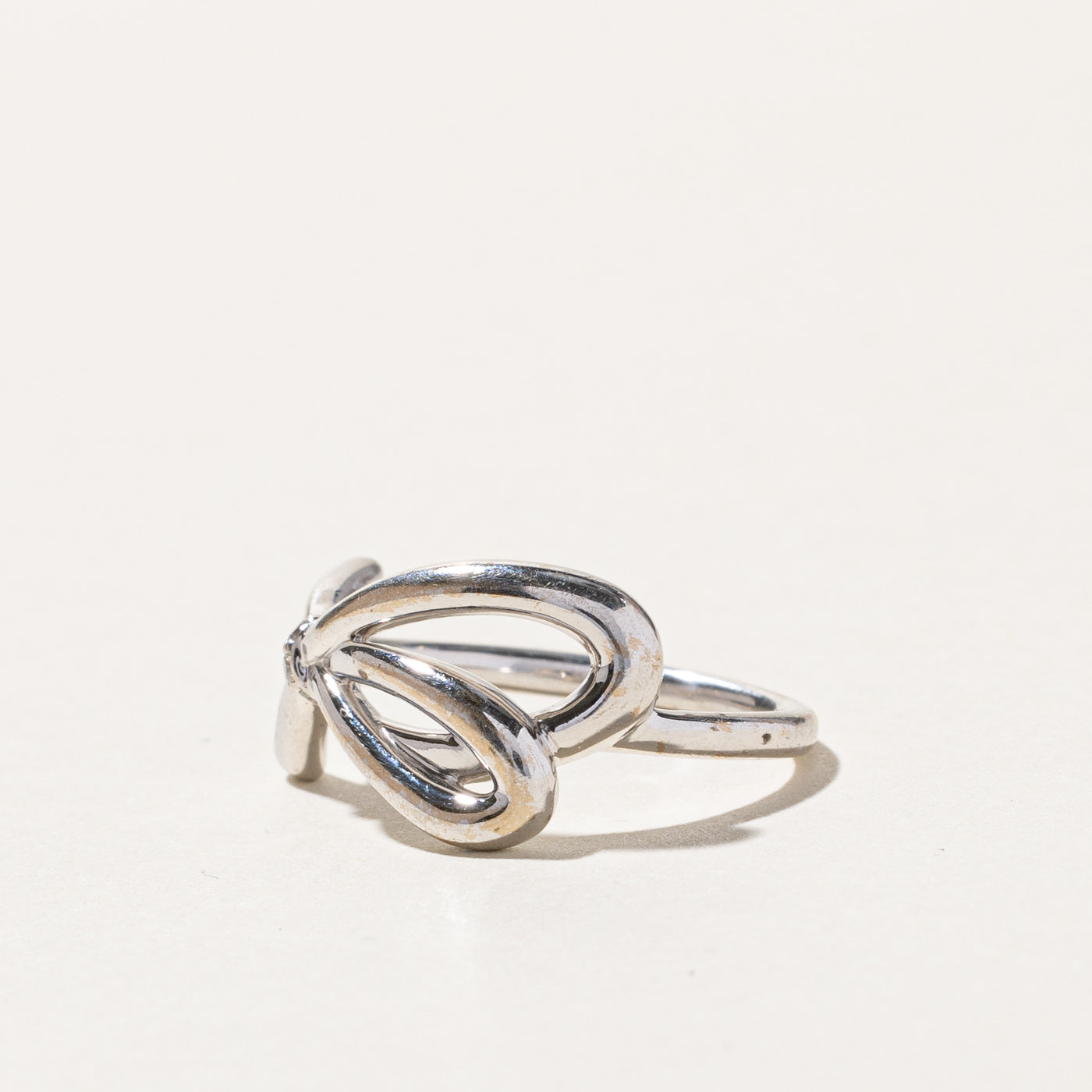 0.04ctw Diamond Bow Ring - Size 6.75 | Elegant Jewelry Gift for Women | Perfect for Weddings, Anniversaries & Special Occasions