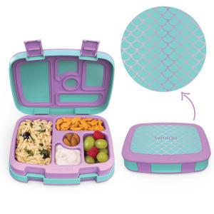 Bentgo Kids Lunch Box - Leak-Proof Mermaid Design Bento Box for School, Picnics & Travel | Durable & BPA-Free Food Container for Boys & Girls