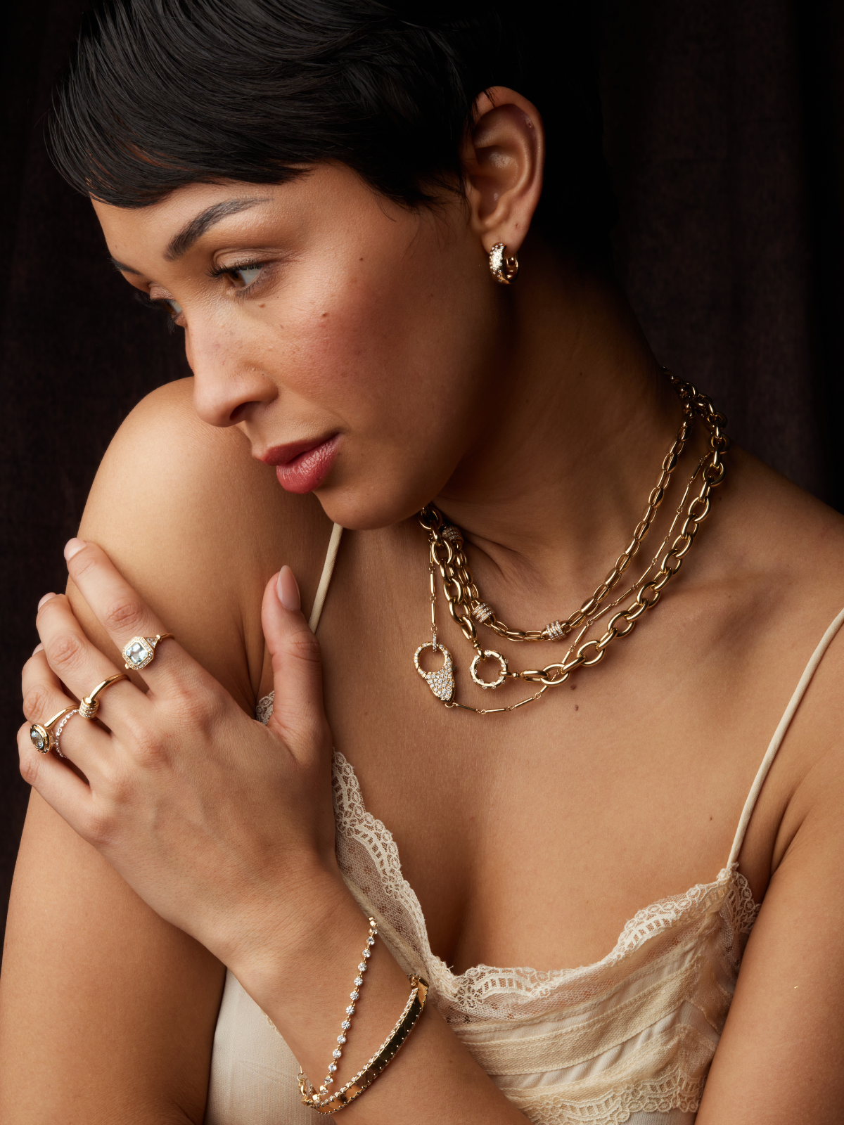 Pave Diamond Lock Necklace - Elegant 14K Gold Pendant for Women | Perfect for Valentine's Day, Anniversary & Wedding Gifts