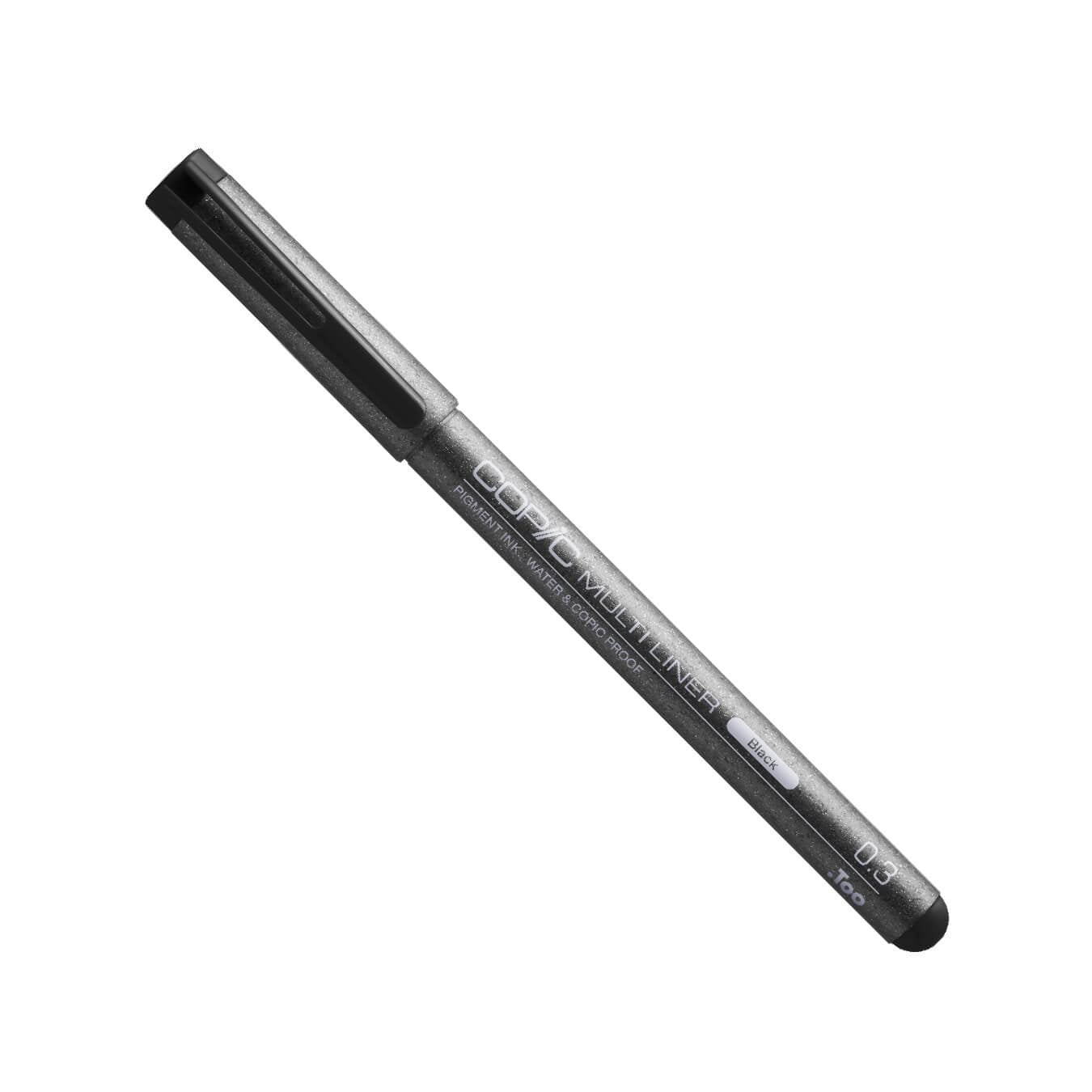 Copic Multiliner Marker Set - 7 Black Fine Line Drawing Pens for Sketching, Inking & Illustration | Perfect for Artists, Designers & Comic Book Creators
