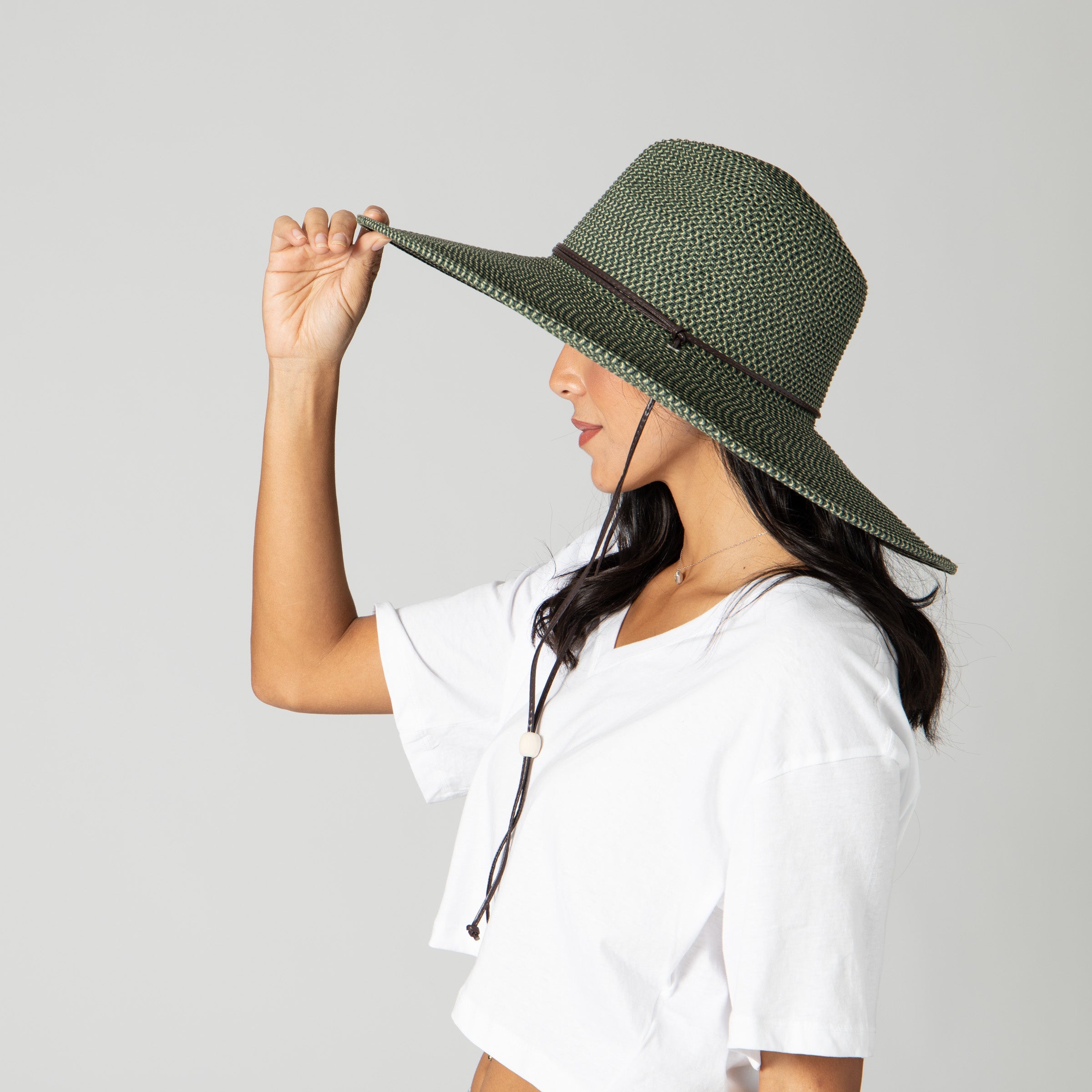 San Diego Hat Co. UPF50 Sun Hat with Chin Cord - Wide Brim Sun Protection for Women & Men - Perfect for Beach, Gardening, and Outdoor Activities