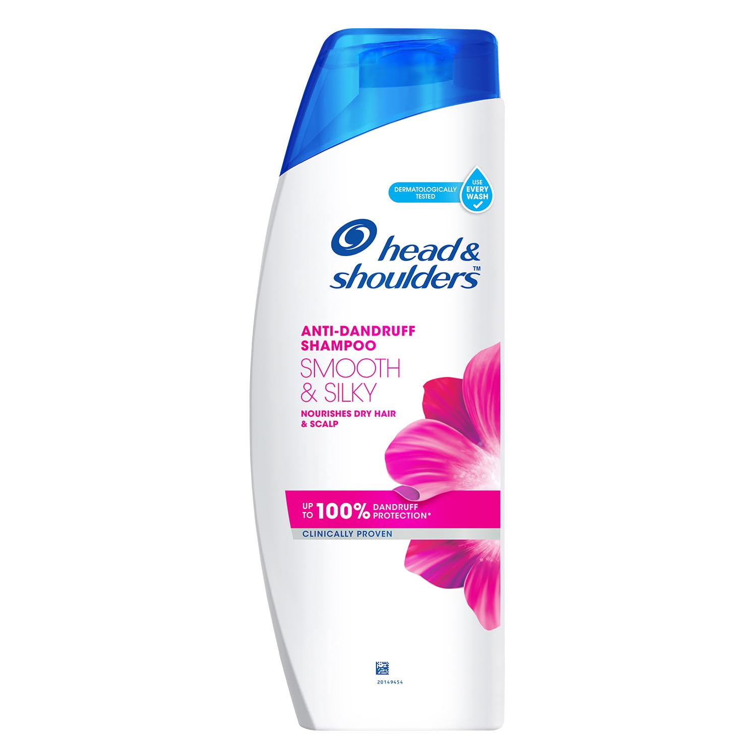 Head & Shoulders Smooth and Silky Shampoo for Women & Men - 12oz (340ml) - Anti-Dandruff & Hydrating Hair Care - Perfect for Daily Use at Home, Gym, or Travel