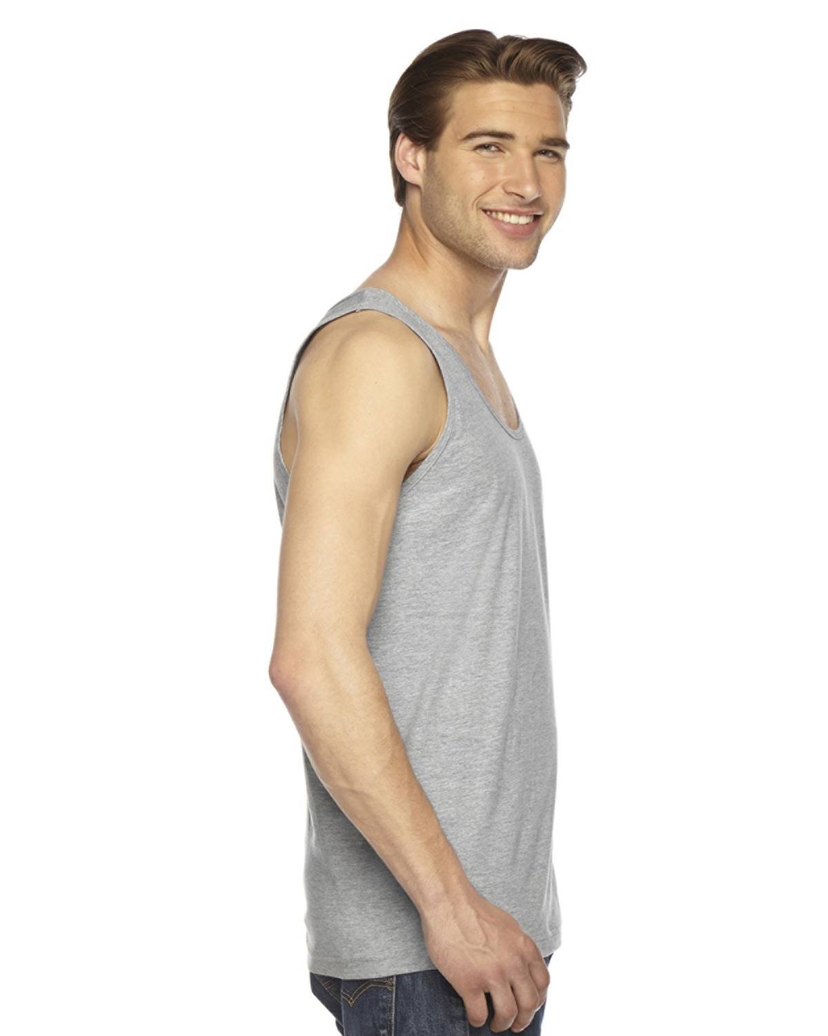 American Apparel Unisex Cotton Jersey Tank Top for Men & Women - Soft Breathable Summer Wear for Gym, Beach, and Casual Outfits