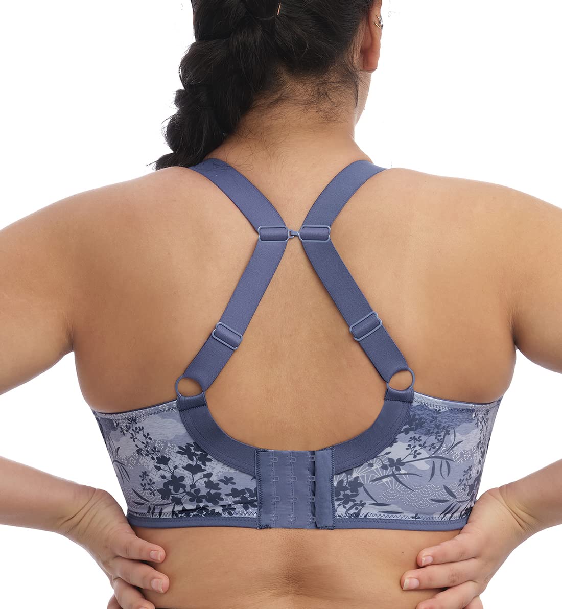Elomi Women's Supportive Full Coverage Underwire Bras - Plus Size Comfort for Everyday Wear & Special Occasions