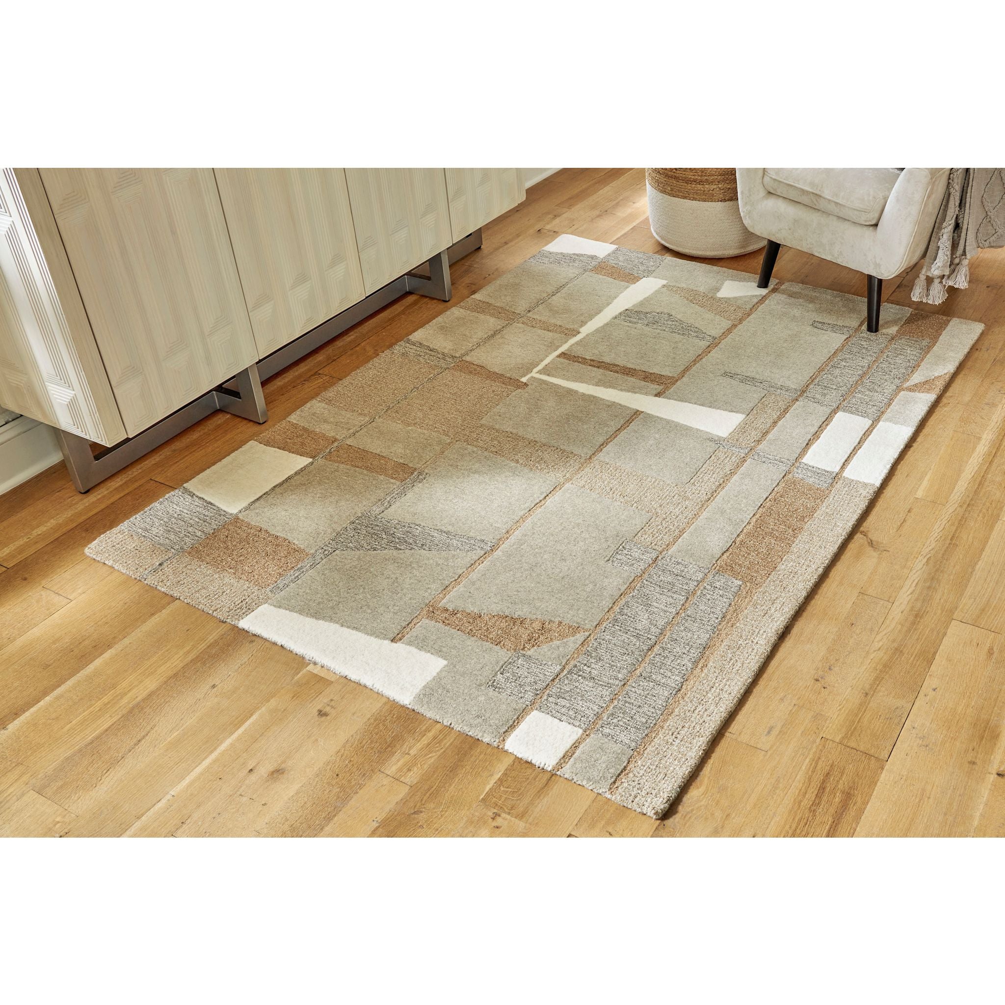 Stylish Abbotton Area Rug - Soft & Durable Non-Slip Living Room Carpet - Perfect for Bedroom, Office, and Home Decor