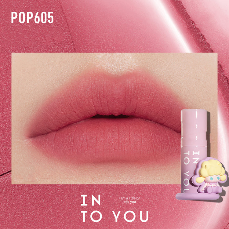 INTO YOU Bubble Matte Collaboration Lip Mud - Long Lasting Matte Lipstick for Women, Hydrating & Non-Drying, Perfect for Daily Wear, Parties & Special Occasions
