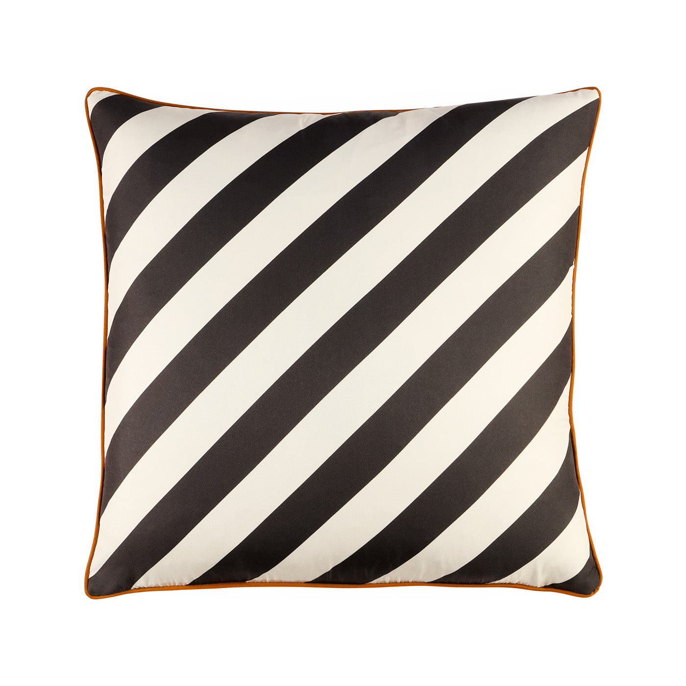 Luxury Cabana Black and Ivory Silk Pillowcase - Soft & Breathable for Bedroom Decor, Travel, and Home Styling