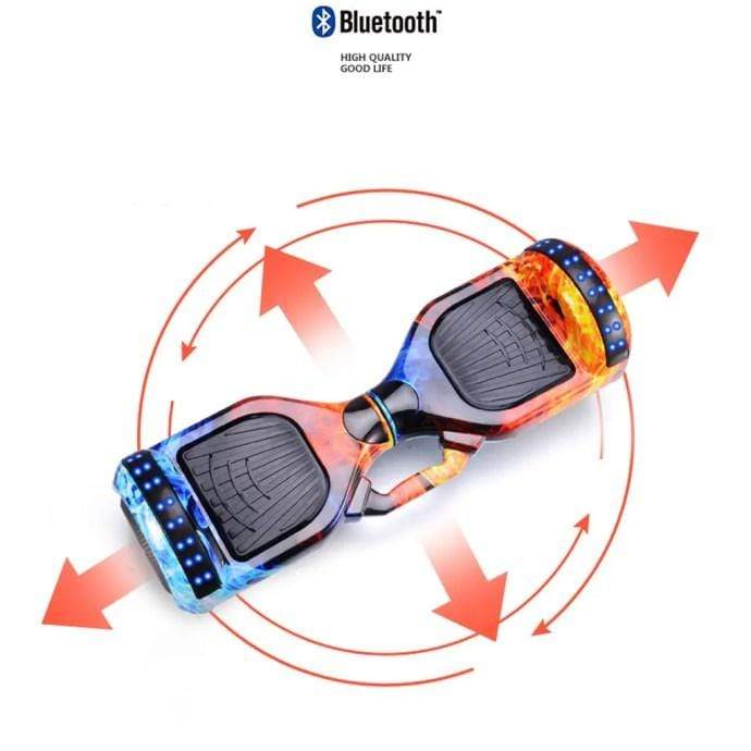 Chrome 6.5 Inch Hoverboard Electric Self-Balancing Scooter for Kids & Adults - Perfect for Commuting, Indoor/Outdoor Fun & Gift Giving